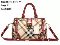 sac a main burberry nouveau femmes rouge france